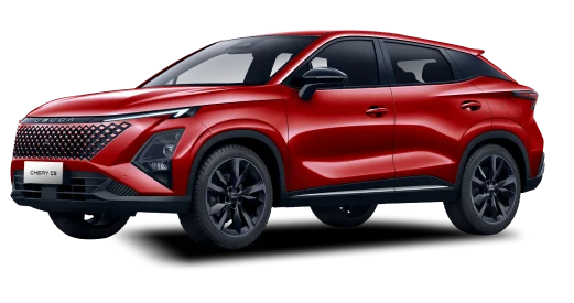 Chery c5 png tampak kiri warna merah