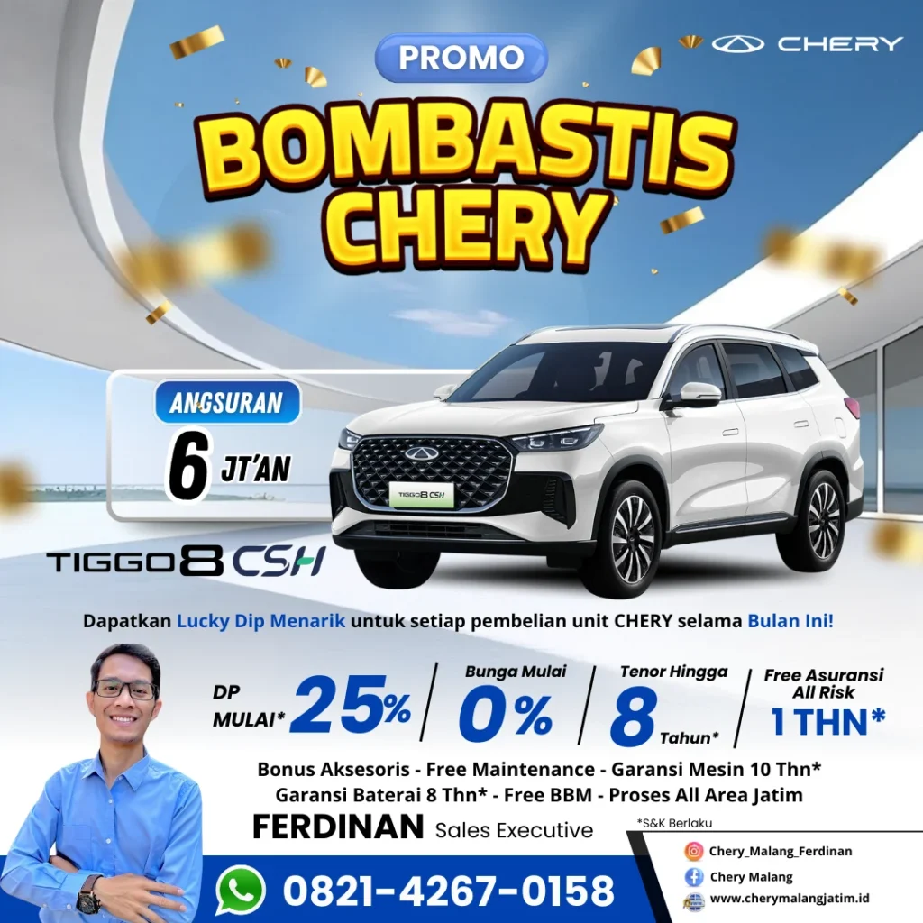 Promo Chery Malang ,Promo Chery Tiggo 8 CSH Malang