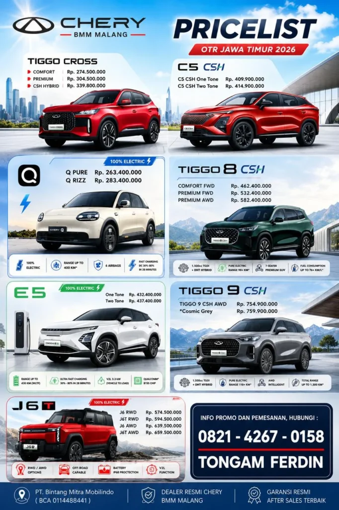 Harga-Mobil-Chery-Malang